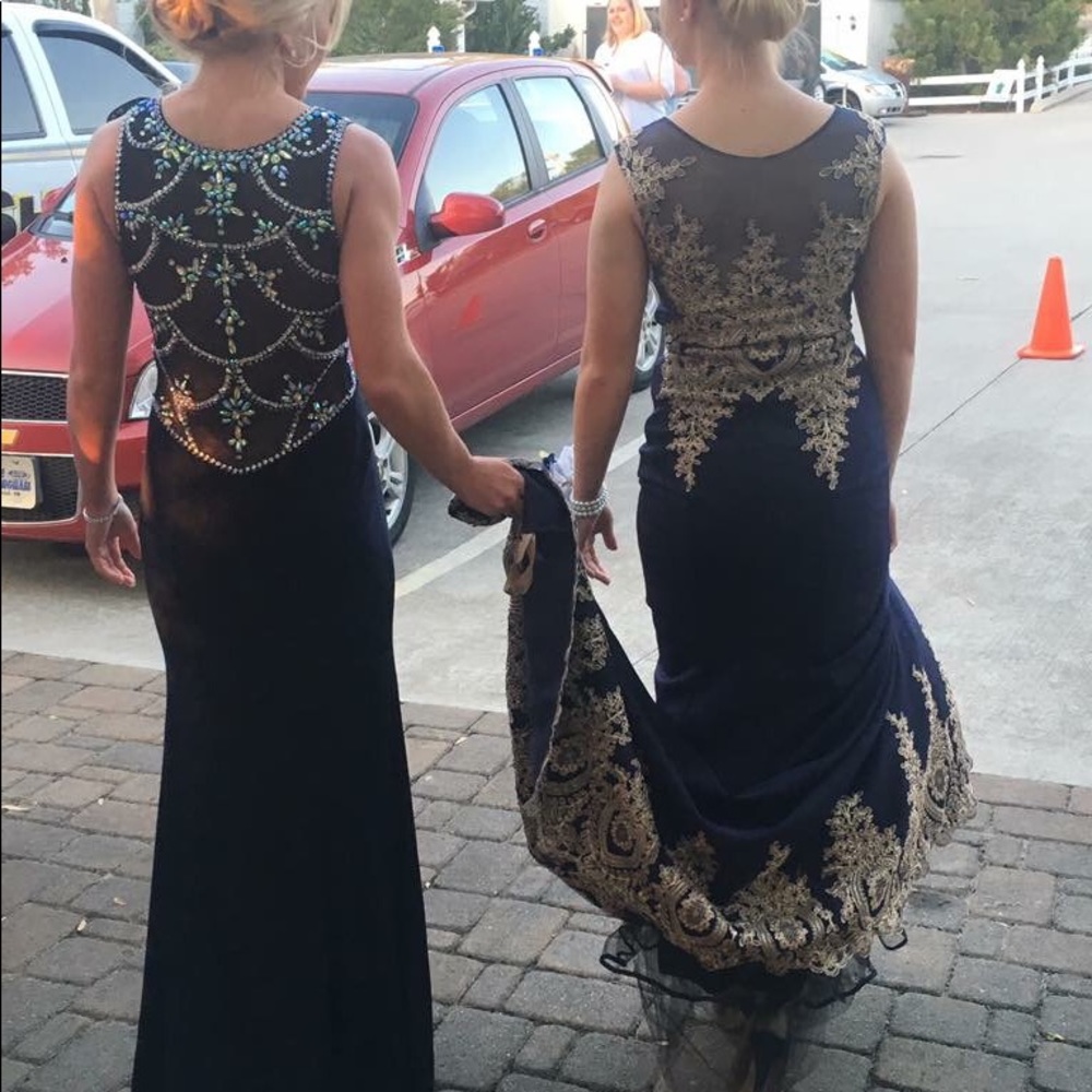 Navy Blue Formal/Prom Dress